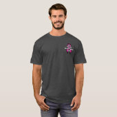STARK, ABGESCHAFFT... Brustkrebs T-Shirt (Vorne ganz)