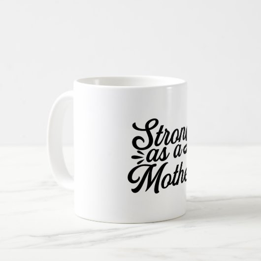 Stark als Mutter Kaffeetasse (Vorderseite Links)