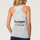 STARK ALS MUTTER-Muskelbehälter Tank Top (Rückseite)