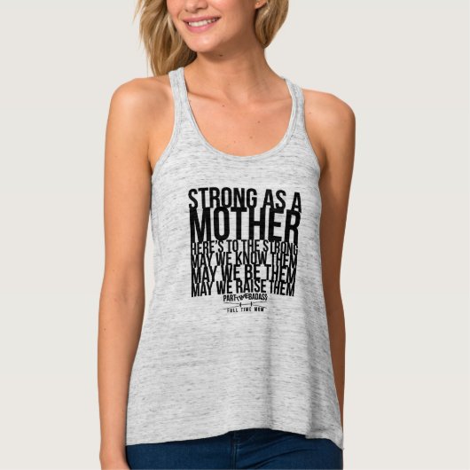 STARK ALS MUTTER-Muskelbehälter Tank Top (Vorderseite)