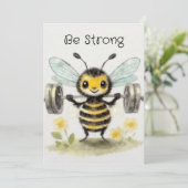 stark, anpassbar dankeskarte (Stehend Vorderseite)