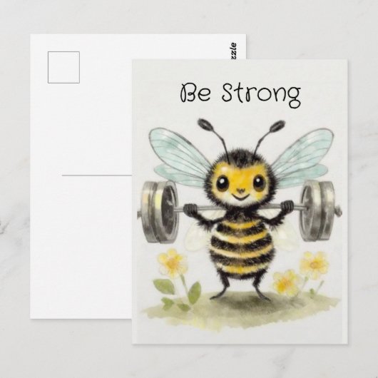 stark, anpassbar postkarte (Vorne/Hinten)