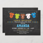 Stark Baby Sport Baby Dusche Einladung (Vorne/Hinten)