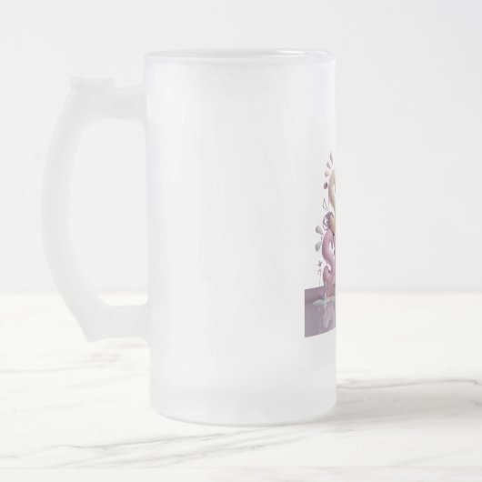 stark bleibe mattglas bierglas (Links)