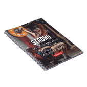 STARK, das Gewichts-Anhebeninspirierend Wörter der Notizblock (Rechte Seite)