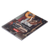 STARK, das Gewichts-Anhebeninspirierend Wörter der Notizblock (Linke Seite)