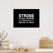 stark definiert poster (Küche)