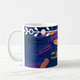Stark für dich selbst sein – Inspirierende Anime-T Kaffeetasse