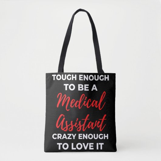 stark genug, um ein medizinischer Assistent zu sei Tasche (Vorderseite)