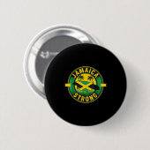 Stark Ich liebe Jamaican Button (Vorne & Hinten)