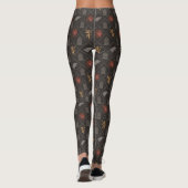 Stark, Lannister, Targaryen, Iron Throne Muster Leggings (Rückseite)