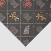 Stark, Lannister, Targaryen, Iron Throne Muster Seidenpapier (Ausschnitt)