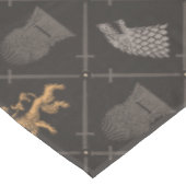 Stark, Lannister, Targaryen, Iron Throne Muster Tischdecke (Schrägansicht)