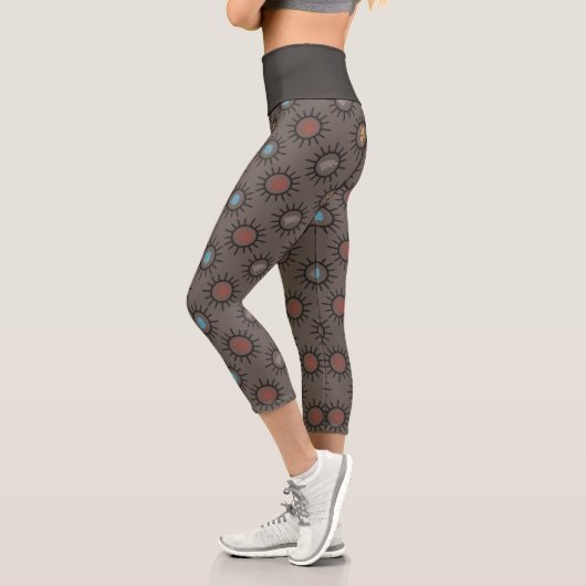 Stark, Lannister, Targaryen, NachtkönigPattern Capri Leggings (Links)