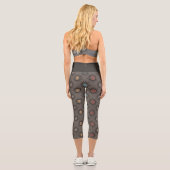 Stark, Lannister, Targaryen, NachtkönigPattern Capri Leggings (Rückseite)