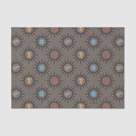 Stark, Lannister, Targaryen, NachtkönigPattern Seidenpapier (Vorderseite)