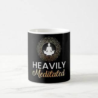stark meditiert kaffeetasse