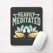 stark meditiert - Yoga Mousepad (Mit Mouse)