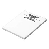 Stark Persöhnliches Adler-Notizbuch Notizblock (Rotiert)