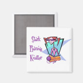 Stark Raving Knitter Magnet (Vorderseite/Rückseite)