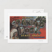 Stark Rock Staat Park - Große Letter Scenes Postkarte (Vorne/Hinten)