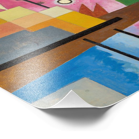 stark rot | Kandinsky | Fotodruck (Ecke)