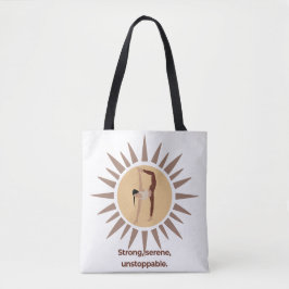 Stark, Seren, Unaufhaltsam – Yoga-Sonnenstrahl-Pos Tasche