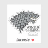 Stark Sigil - der Winter kommt Aufkleber (Blatt)