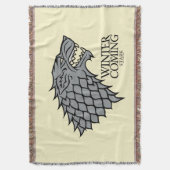 Stark Sigil - der Winter kommt Decke (Vorderseite Vertikal)