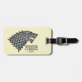 Stark Sigil - der Winter kommt Gepäckanhänger (Vorderseite horizontal)
