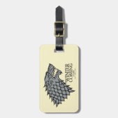 Stark Sigil - der Winter kommt Gepäckanhänger (Vorderseite vertikal)