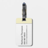 Stark Sigil - der Winter kommt Gepäckanhänger (Rückseite vertikal)