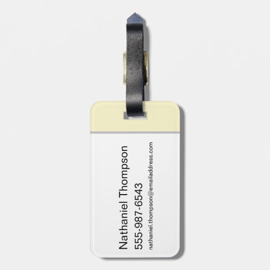 Stark Sigil - der Winter kommt Gepäckanhänger (Rückseite vertikal)