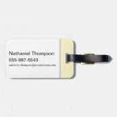 Stark Sigil - der Winter kommt Gepäckanhänger (Rückseite horizontal)