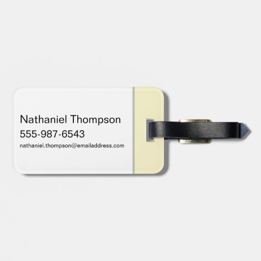 Stark Sigil - der Winter kommt Gepäckanhänger (Rückseite horizontal)