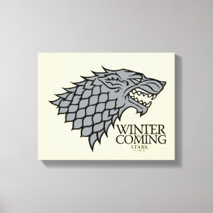 Stark Sigil - Winter Is Coming Leinwanddruck