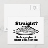 STARK? So ist Spaghetti Postkarte (Vorne/Hinten)