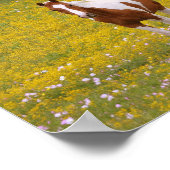 Stark Sweet Horse and Scripture 2 Timothy 1:7 Poster (Ecke)