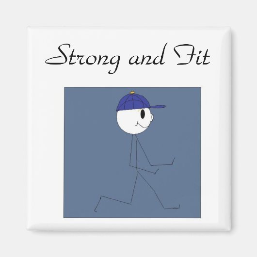 Stark und Fit Magnet (Vorne)