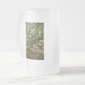 stark und mutig mattglas bierglas (Vorderseite Links)