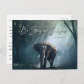 stark und mutig sein (Deuteronomie 31:6) Postkarte (Vorne/Hinten)