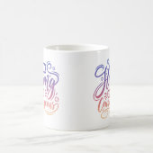 stark und mutig sein kaffeetasse (Mittel)