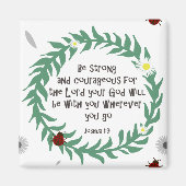 stark und mutig sein magnet (Vorne)