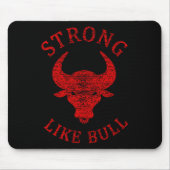 stark wie Bodybuilding und Power Mousepad (Vorne)