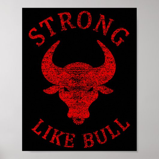 stark wie Bodybuilding und Power Poster (Vorne)