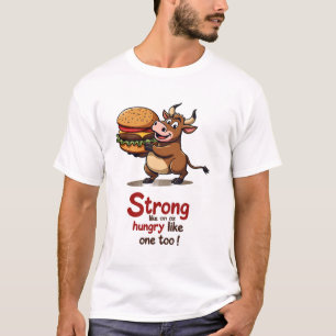 stark wie ein Ox Burger T-Shirt
