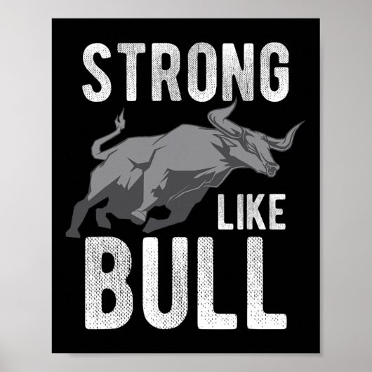 stark wie eine Bull Power Hub Bodybuilding 2 Poster (Vorne)