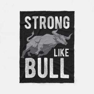 stark wie eine Bull Power Hub Bodybuilding 4 Fleecedecke