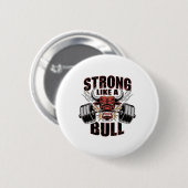 stark wie eine Bull Power Hub Bodybuilding 5 Button (Vorne & Hinten)