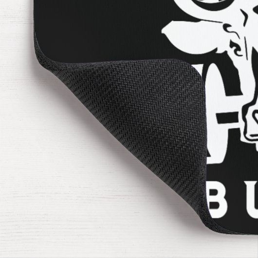 stark wie eine Bull Power Hub Bodybuilding 7 Mousepad (Ecke)